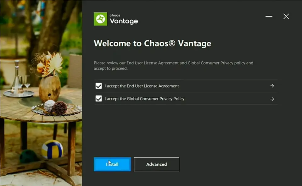 Chaos Vantage3.0.2汉化破解补丁正式版安装教程图文步骤截图